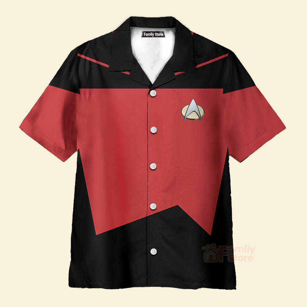 Star Trek Picard The Next Generation Red Costume Cool - Hawaiian Shirt