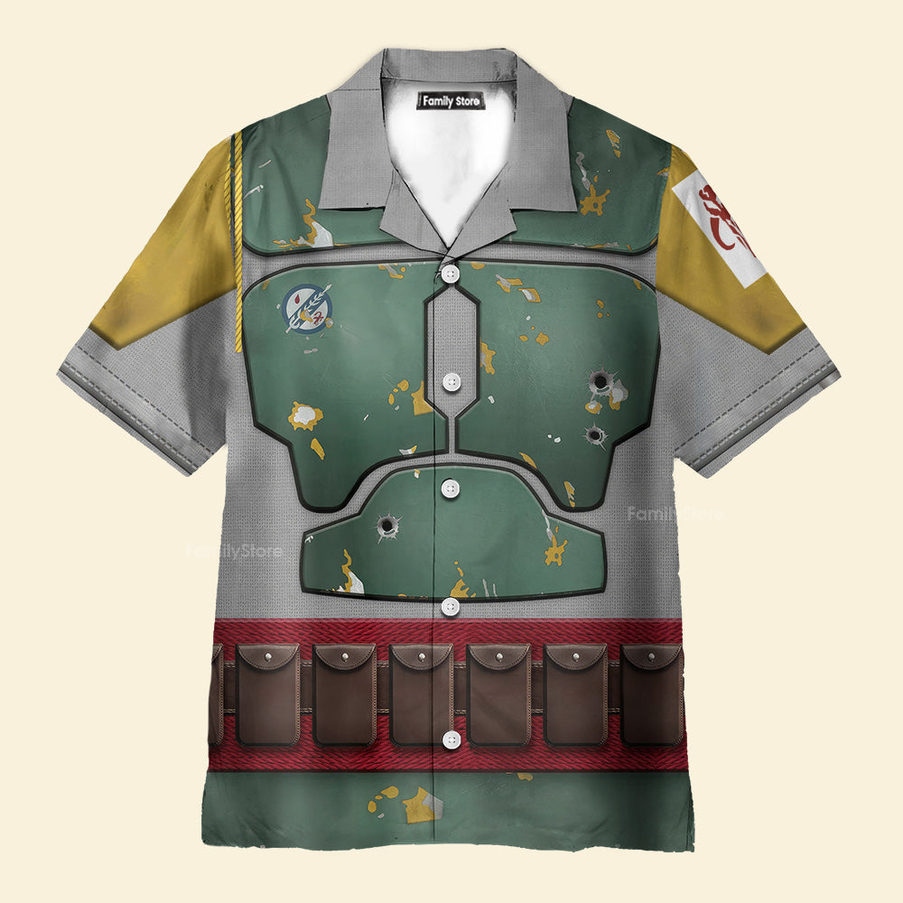 Star Wars Boba Fett Cosplay Hawaiian Shirt