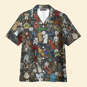 Star Wars Characters Figures Hawaiian Shirt