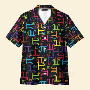 Pieces Of Pi Math Teacher Hawaiian Shirt