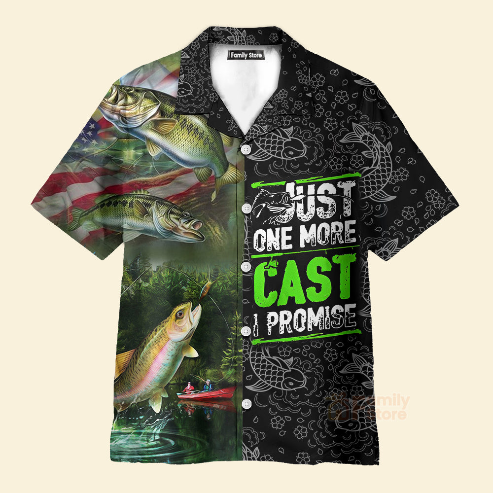 Fishing Just One More Cast - Hawaii Shirt