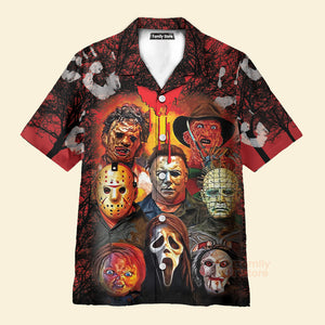 Halloween Horror Movie Characters Blood Scary - Hawaiian Shirt