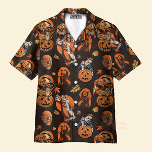 Halloween Character Film Halloween Tropical Style - Hawaiian Shirt