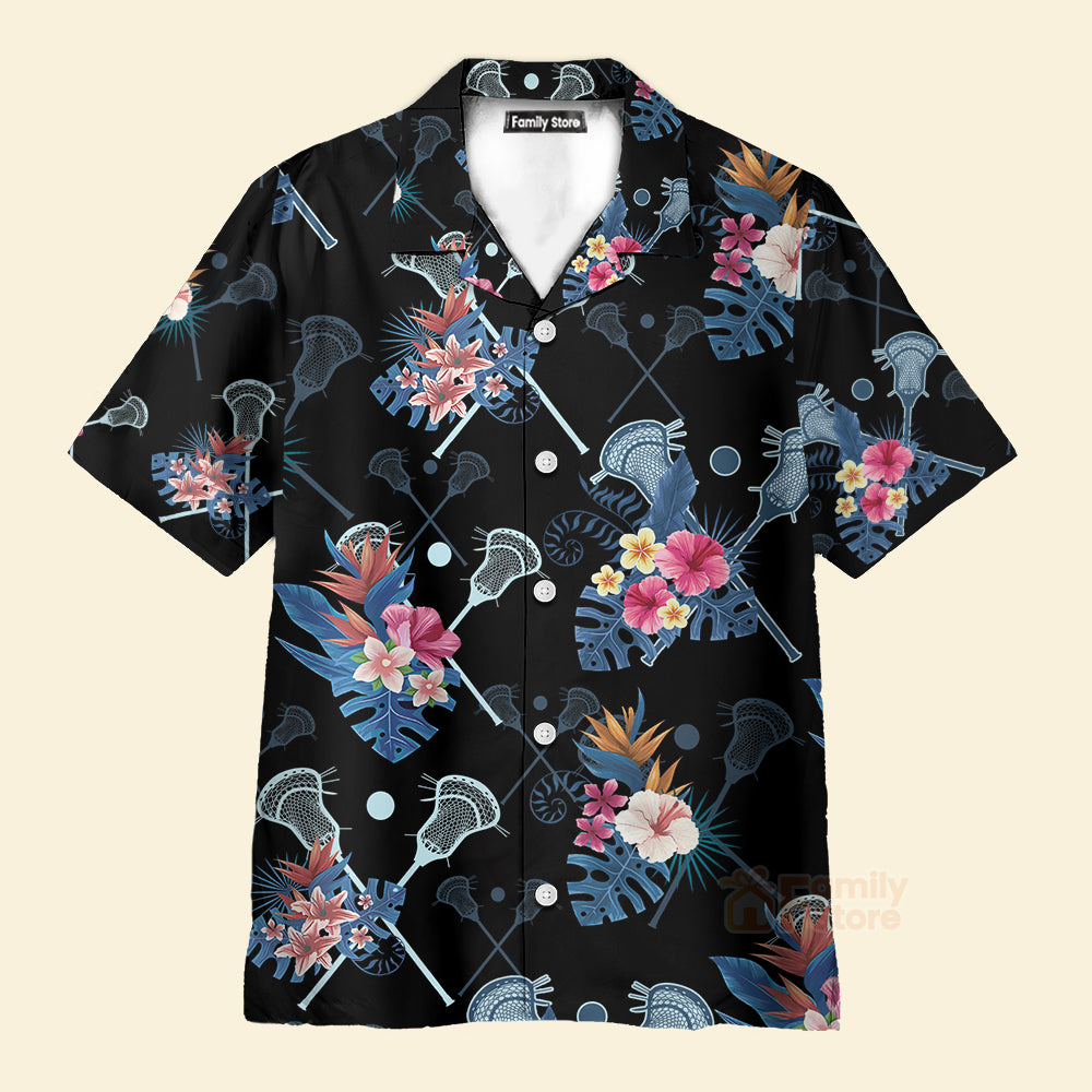 Lacrosse Tropical Hawaiian Shirt