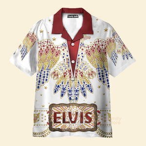 Elvis Aloha Costume from Hawaii New -  Costume Cosplay Hawaiian Shirt ELHS04