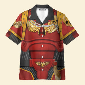 Warhammer Blood Angels Captain - Costume Cosplay Hawaiian Shirt WHHS110