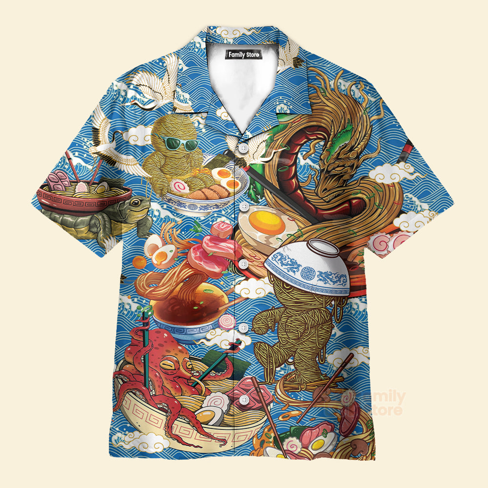 Food Ramen Fixes Everything Cool Hawaiian Shirt