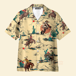 FamilyStore Kentucky Derby Horse Cowboy - Hawaiian Shirt