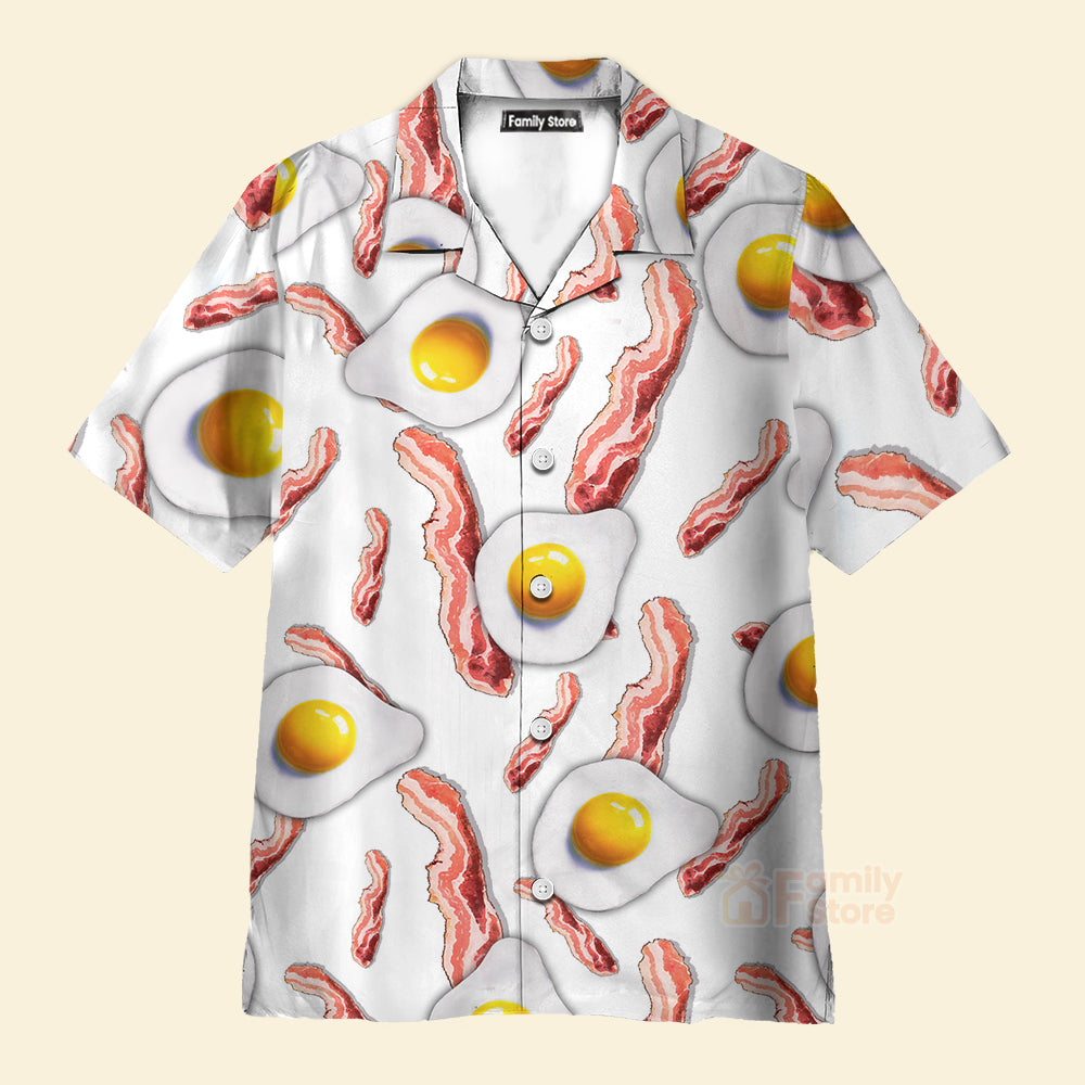 Food Bacon Egg Food Collection - Hawaiian Shirt