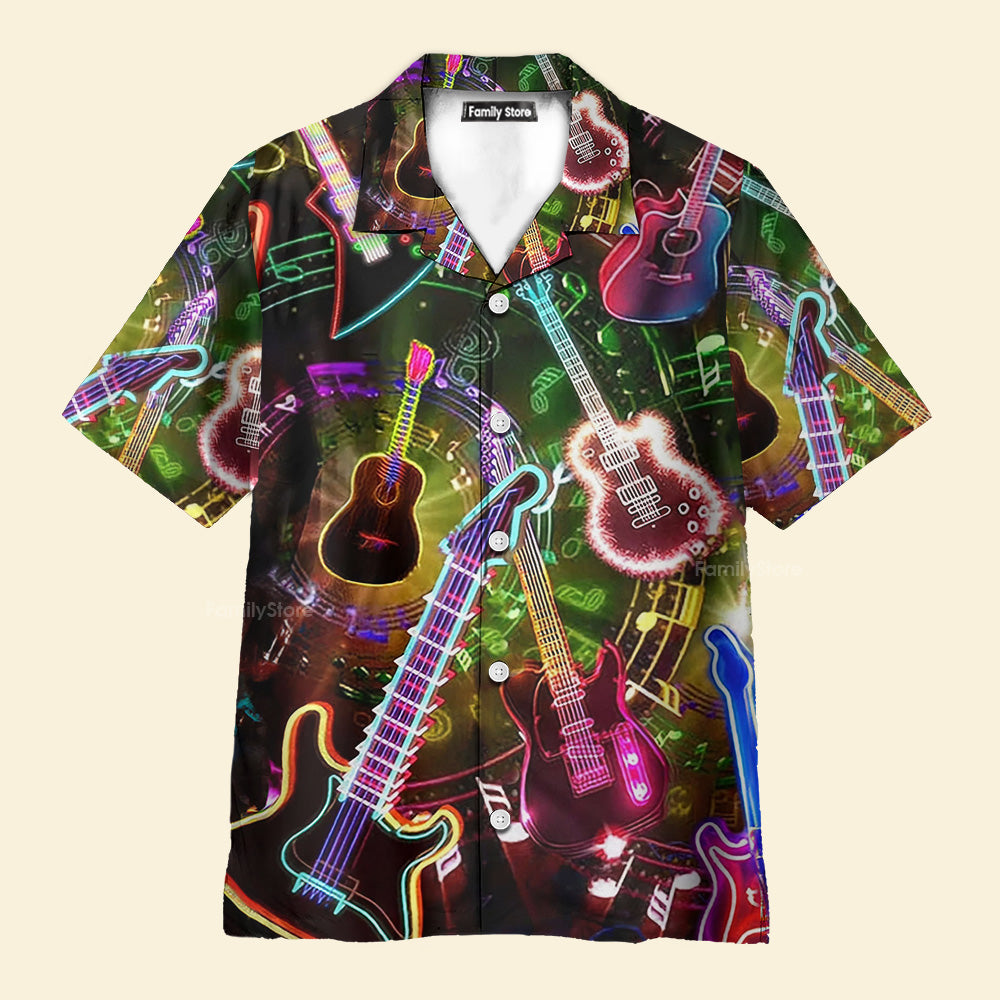 Guitar All You Need Is A Guitar Hawaiian Shirt