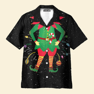 Elf Costume Hawaiian Shirt - Best Christmas Gift Idea