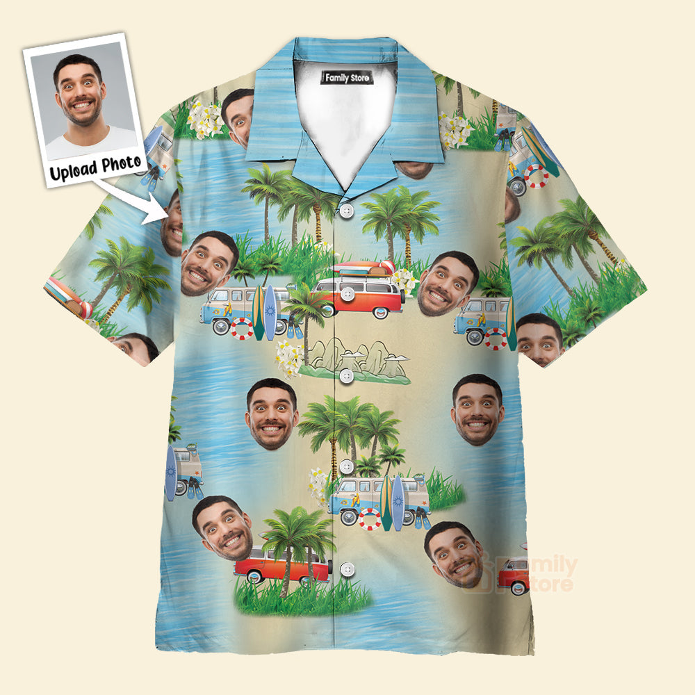 Personalized Island Vacation Personalized Aloha Beach Hawaiian Shirts