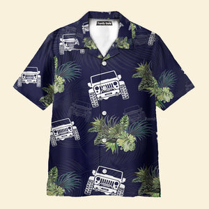 Jeep Lover Tropical Leaf - Hawaiian Shirt For Men And Women