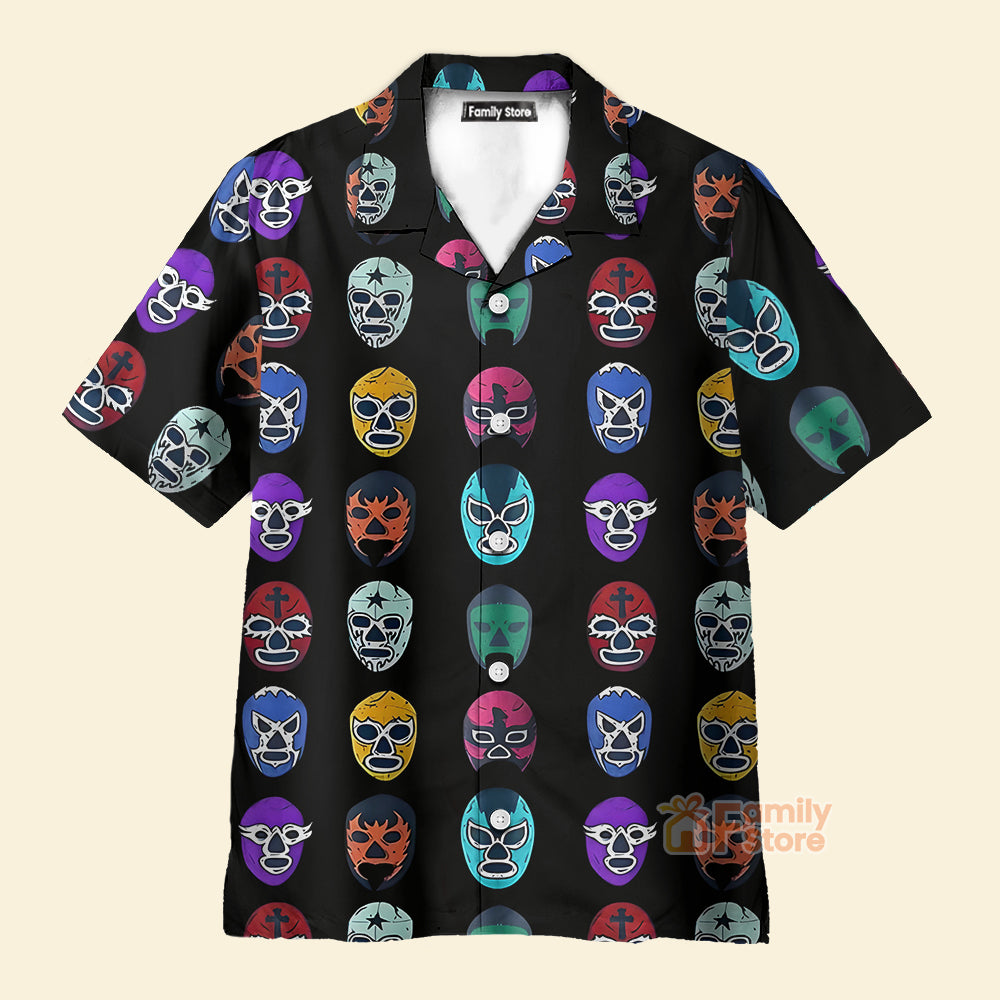 FamilyStore Mexican Culture Traditional Masks - Hawaiian Shirt