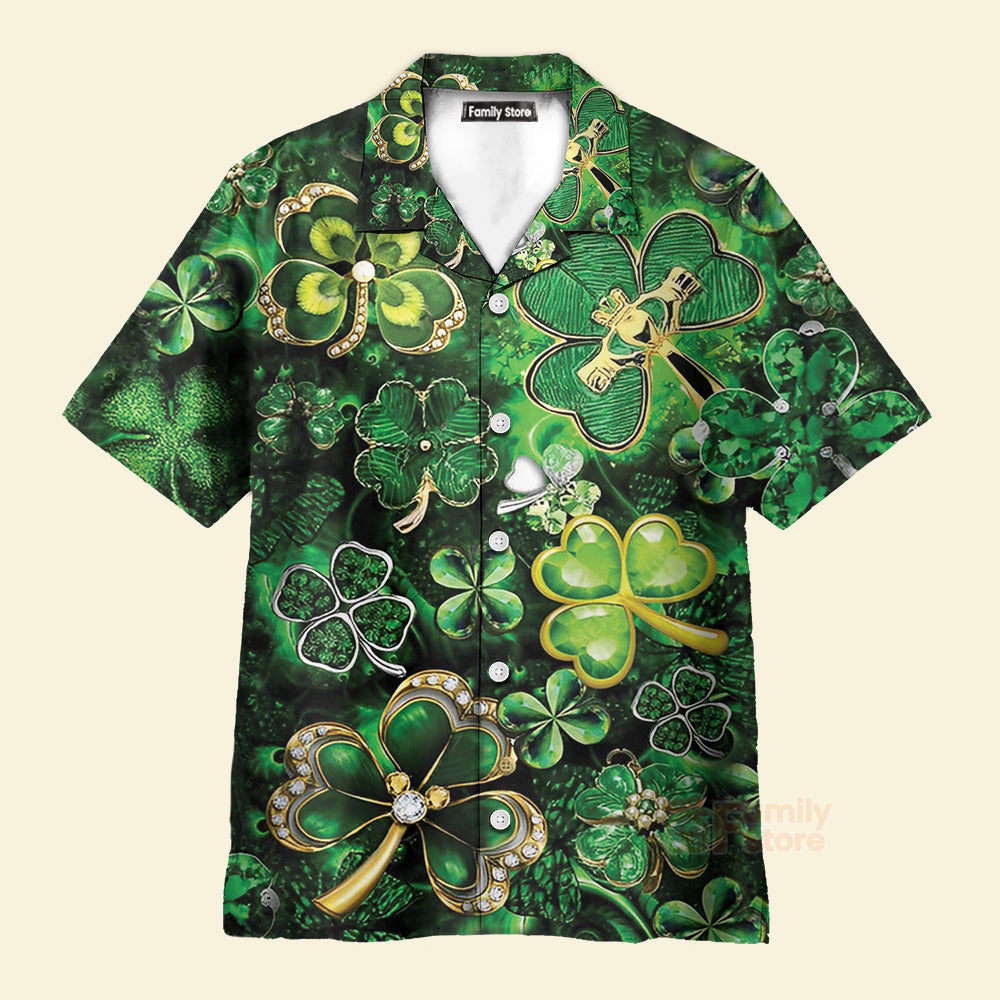 Irish Pride Happy St Patricks Day Hawaiian Aloha Hawaii Shirts