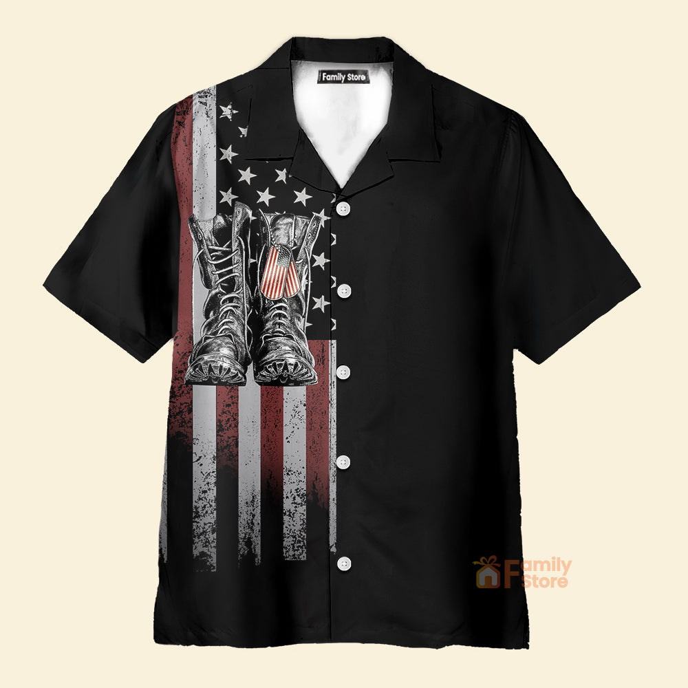 Veterans Day Independence Day US Flag  - Hawaiian Shirt