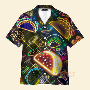 Food On Tuesday God Created Tacos Stunning Hawaiian Shirt