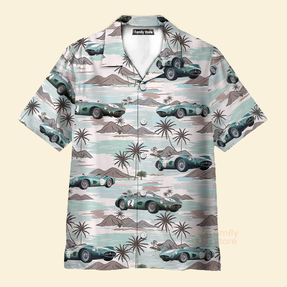 Aston Martin, classic automobile Hawaiian Shirt