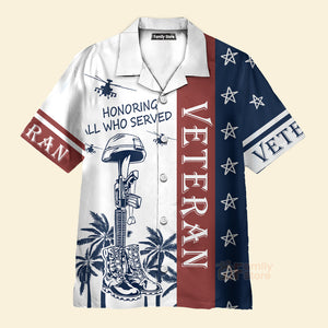 Premium U.S Multiple Service Veteran Hawaii Shirt