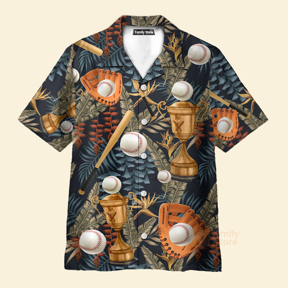 FamilyStore BaseBall Hawaiian Shirts PN303061Lb