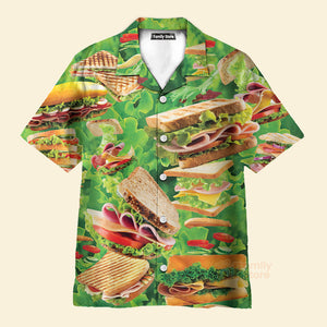 Food All You Need Is Love And A Delicious Tasty Sandwich Hawaiian Shirt