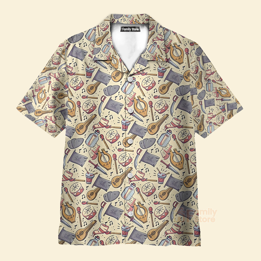 DnD Dad Shirt Dungeons and dragons - Hawaiian Shirt