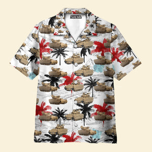 US Army M2A3 Bradley Hawaiian Shirt