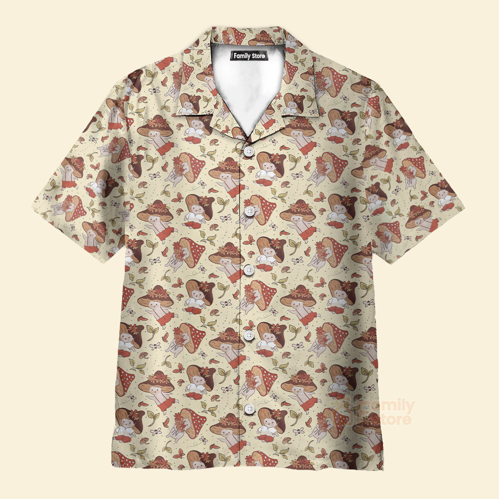 Psychedelic mushrooms, Mushroom pattern shirt, Cute Mushroom Shirt