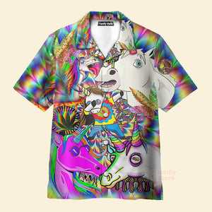 Hippie Unicorn Dream For Wonderland Hawaiian Shirt