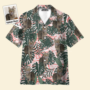 Custom Cat In Summer Bright Tropical Custom Hawaiian Shirt PN302209Lb