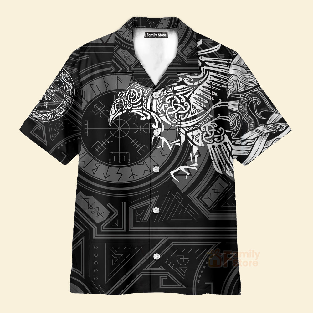 Viking Valhalla The Ravens Hawaiian Shirt