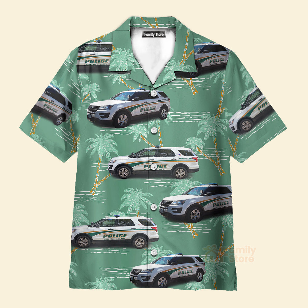 FamilyStore William & Mary Police, Williamsburg, Virginia Hawaiian Shirt