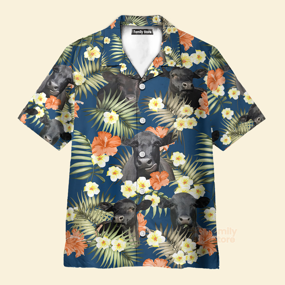 Unique Black Angus Hawaiian Shirts