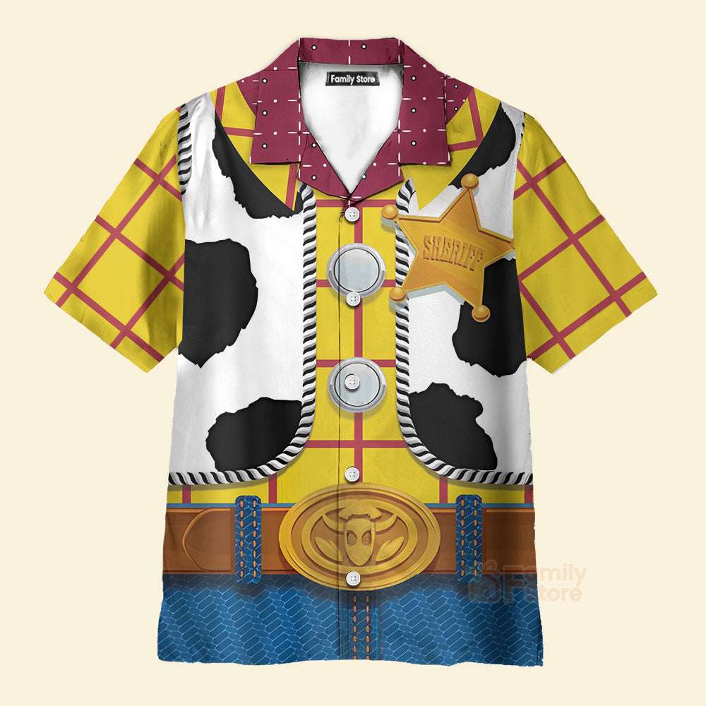 Woody movies Toy Story Denim Style Vest Dress Up Print - Hawaiian Shirt