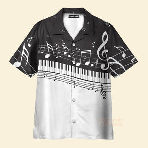 Piano Hawaii Shirt Aloha Shirt For Summer QT206359Lb