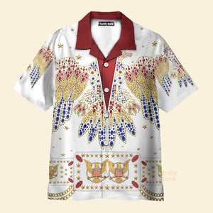 FamilyStore Elvis Aloha Costume From Hawaii - Costume Cosplay Hawaiian Shirt ELHS01