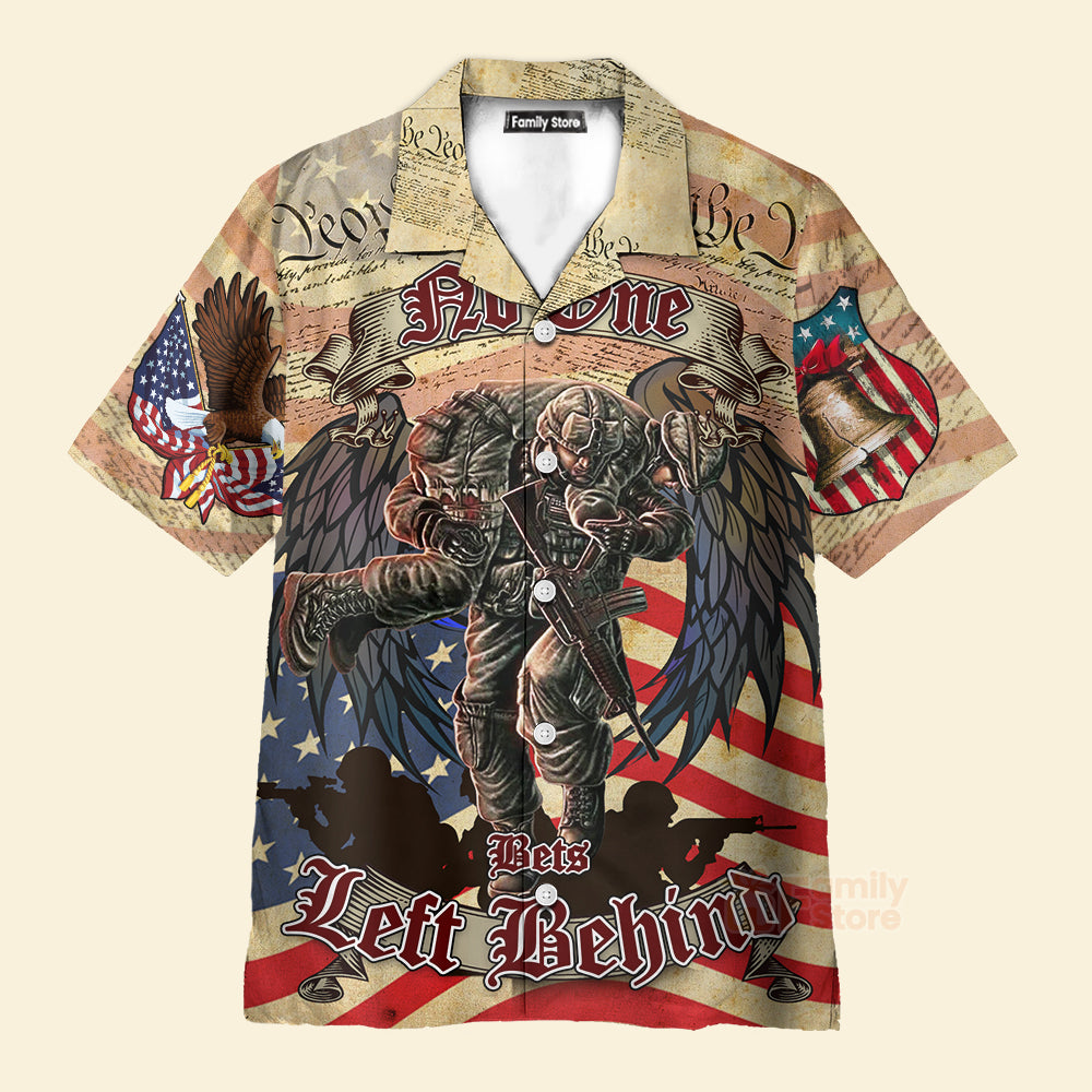 Veteran Cool No One Left Behind Cool And Classic Style - Hawaiian Shirt