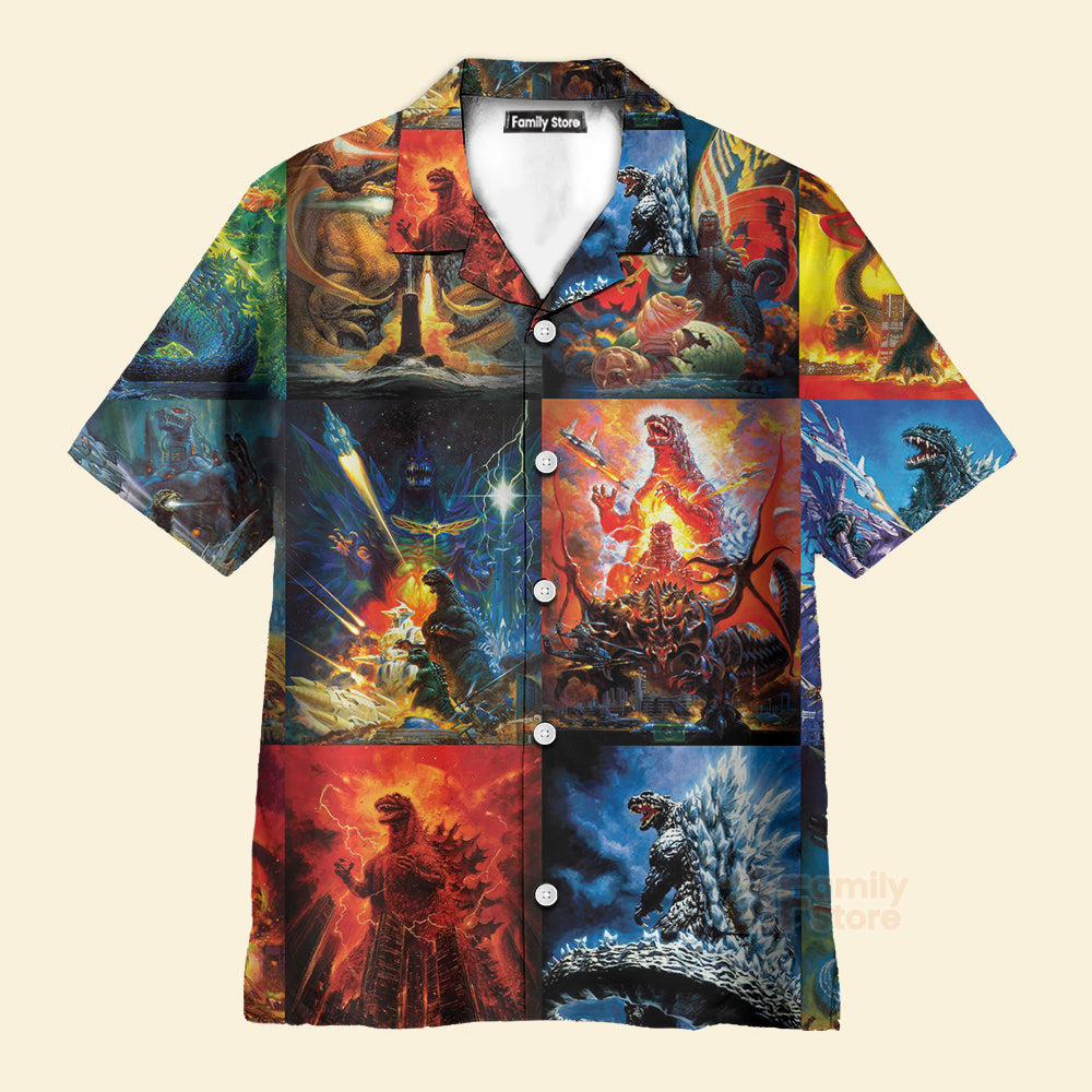 Godzilla Hawaiian Shirt