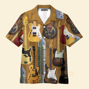 Guitar Vintage Basic Style Hawaiian Shirt