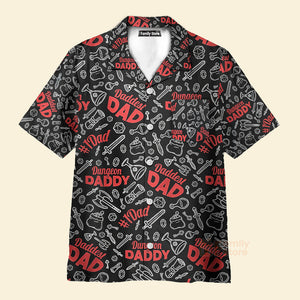 Dungeon Daddy shirt, DnD Shirt, DnD Hawaiian Shirt, DnD Dad Shirt