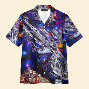 Starwars Darth Vader Millennium Falcon - Hawaiian Shirt