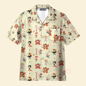 The Venture Bros Pattern Hawaiian Shirt