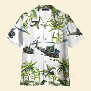 United States Army Helicopter Hawaiian Shirt, Helicopter Shirt