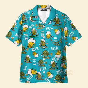Oktoberfest Beer Lovers Aloha Hawaiian Shirts For Men, Women