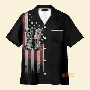 Veterans Day Independence Day US Flag  - Hawaiian Shirt