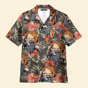 Halloween Chucky Scary Tropical Style - Hawaiian Shirt