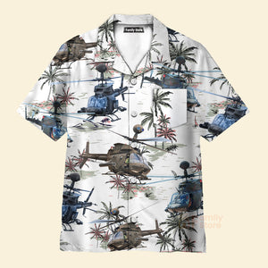 US Army Bell OH-58 Kiowa Hawaiian Shirt