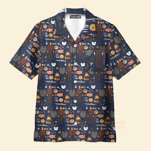 Ron Swanson Parks And Recreation Button Down Shirt