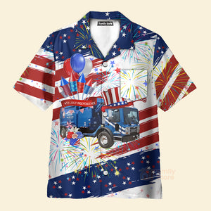 Republic Services, 4Th Of July Hawaiian Shirt