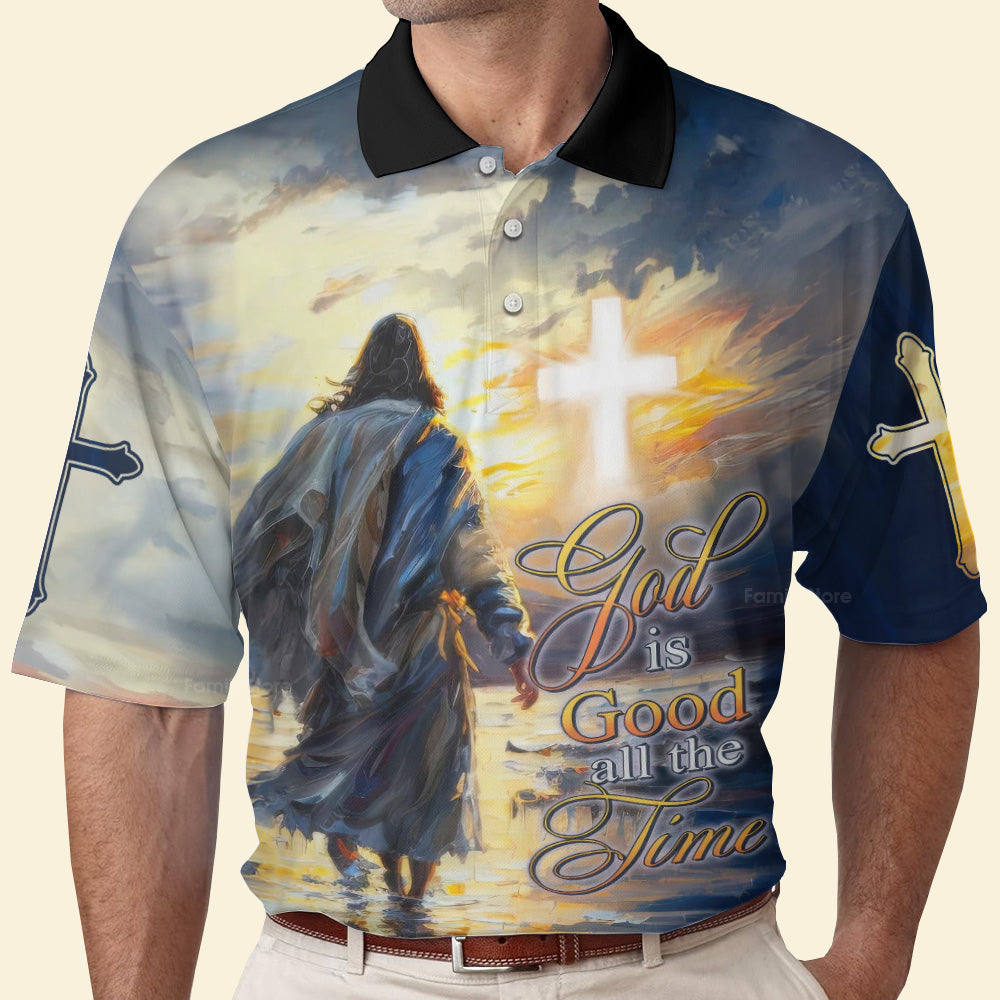 God Is Good All The Time - Men Polo Shirt